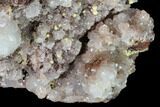 Lustrous Hemimorphite Crystal Cluster with Mimetite - Congo #148446-3